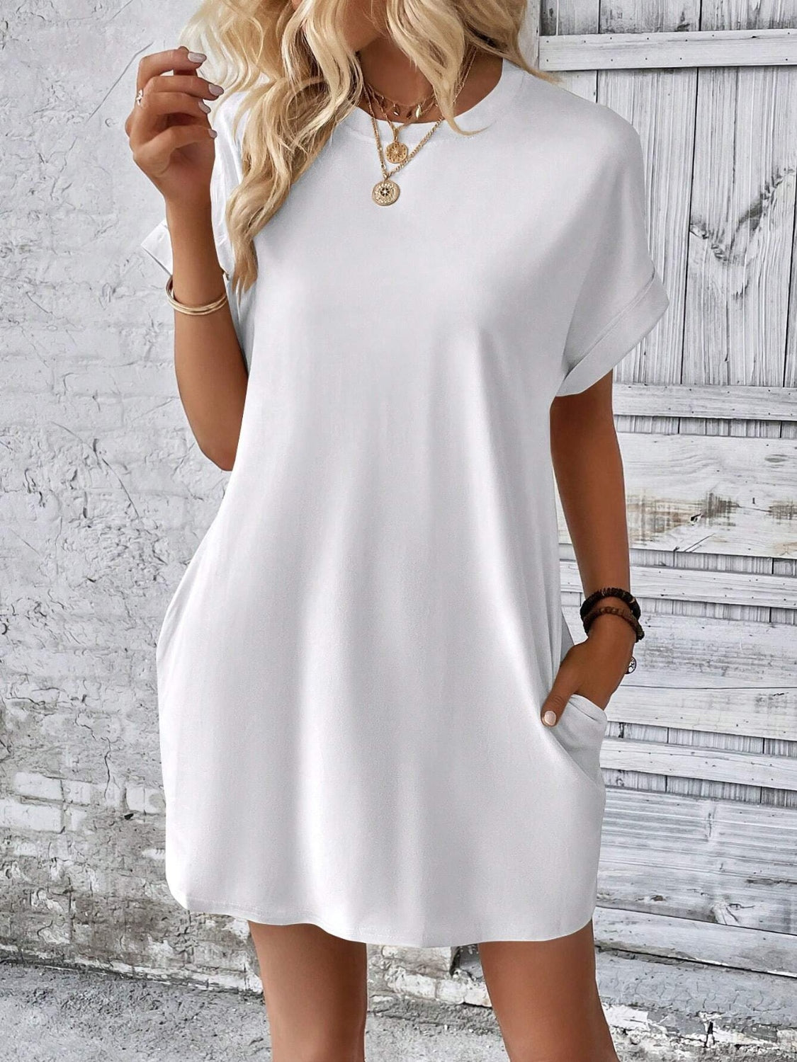 Short Sleeve Mini Dress