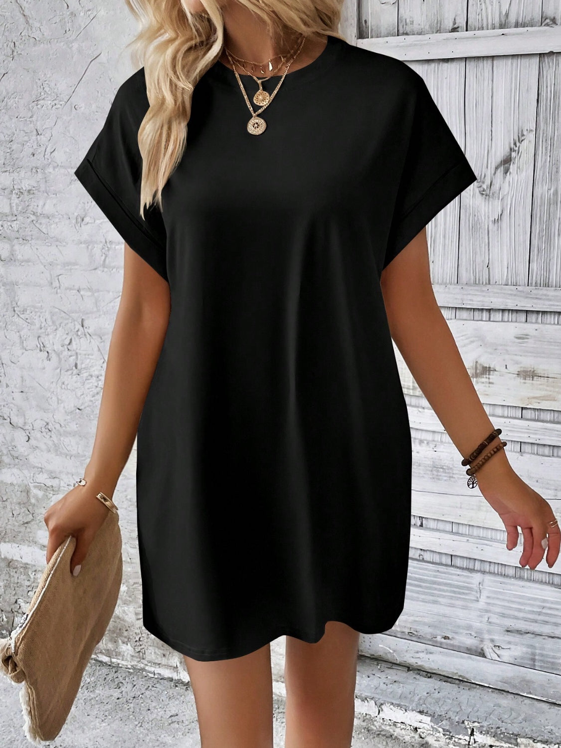 Short Sleeve Mini Dress