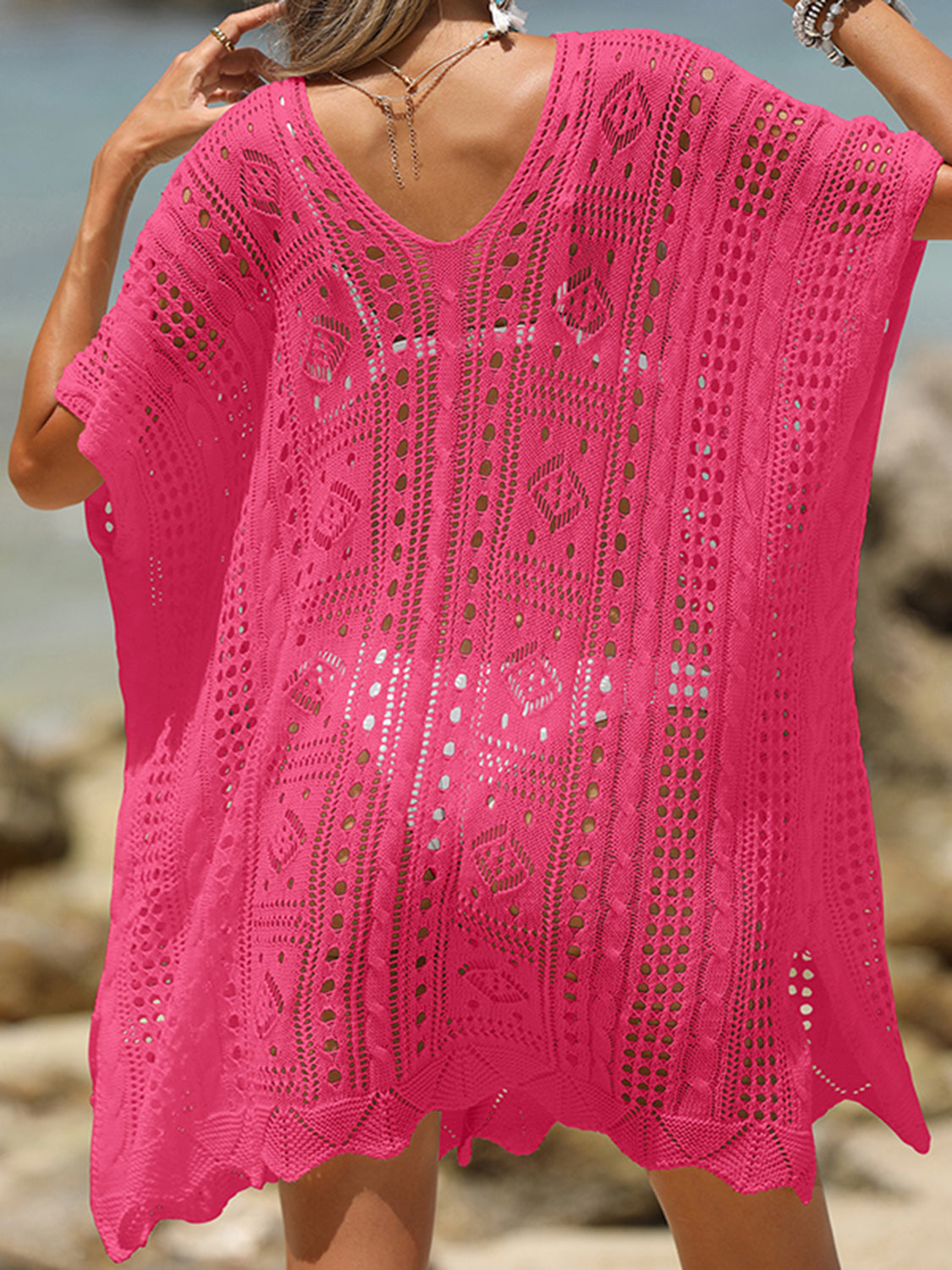 Openwork Cover-Up Dress