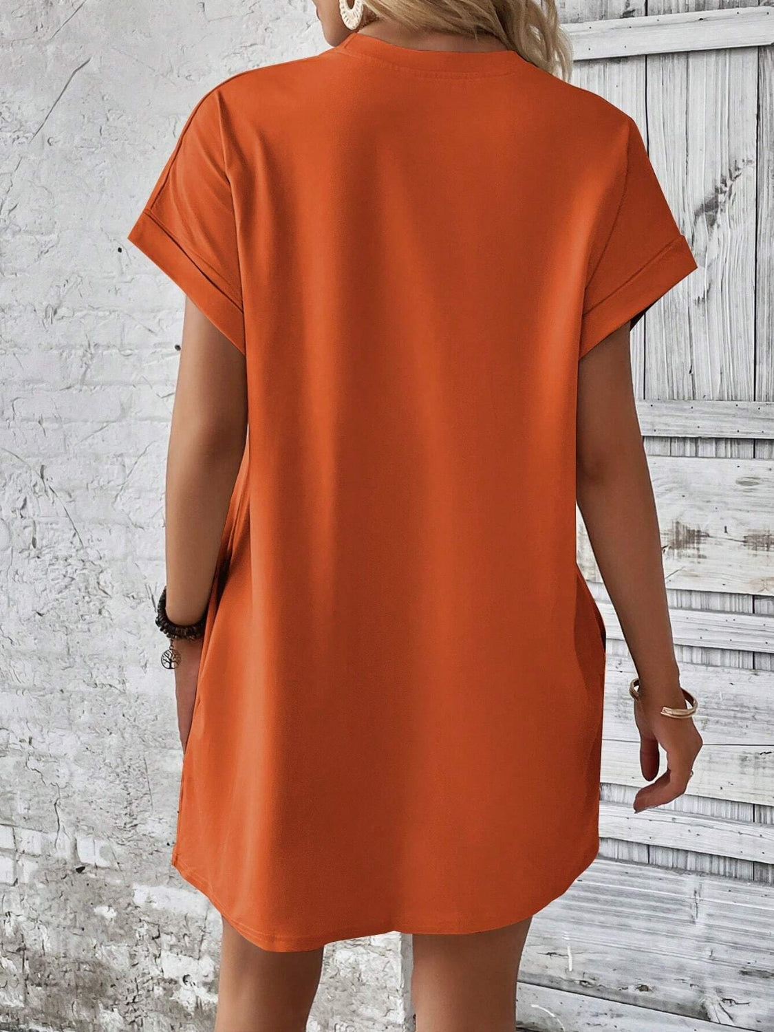 Short Sleeve Mini Dress