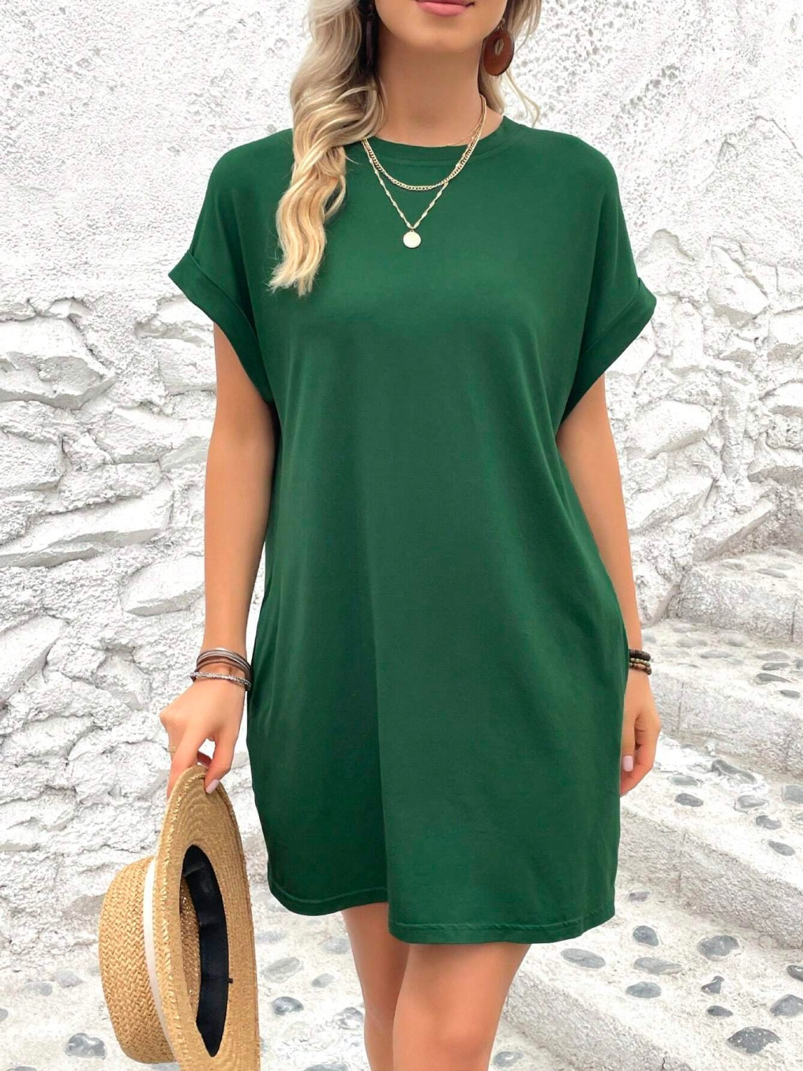 Short Sleeve Mini Dress