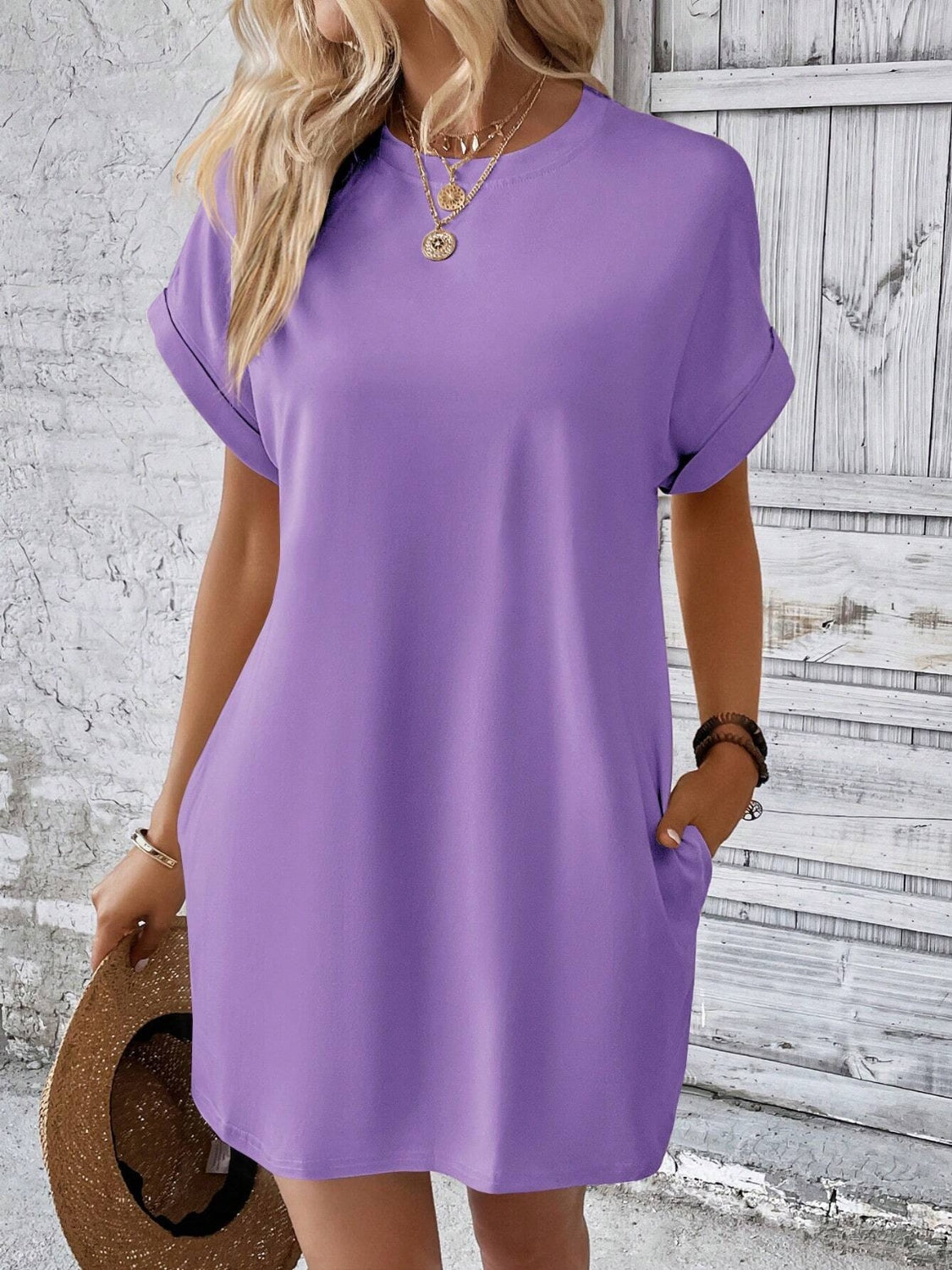Short Sleeve Mini Dress