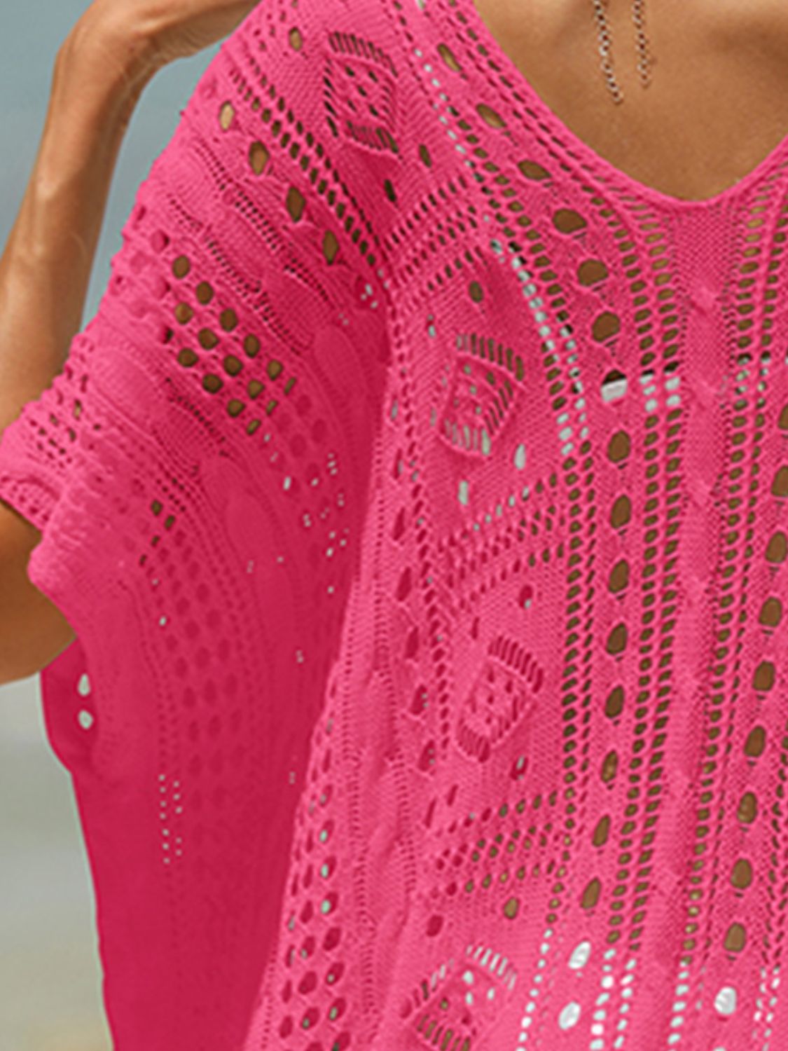 Openwork Cover-Up Dress