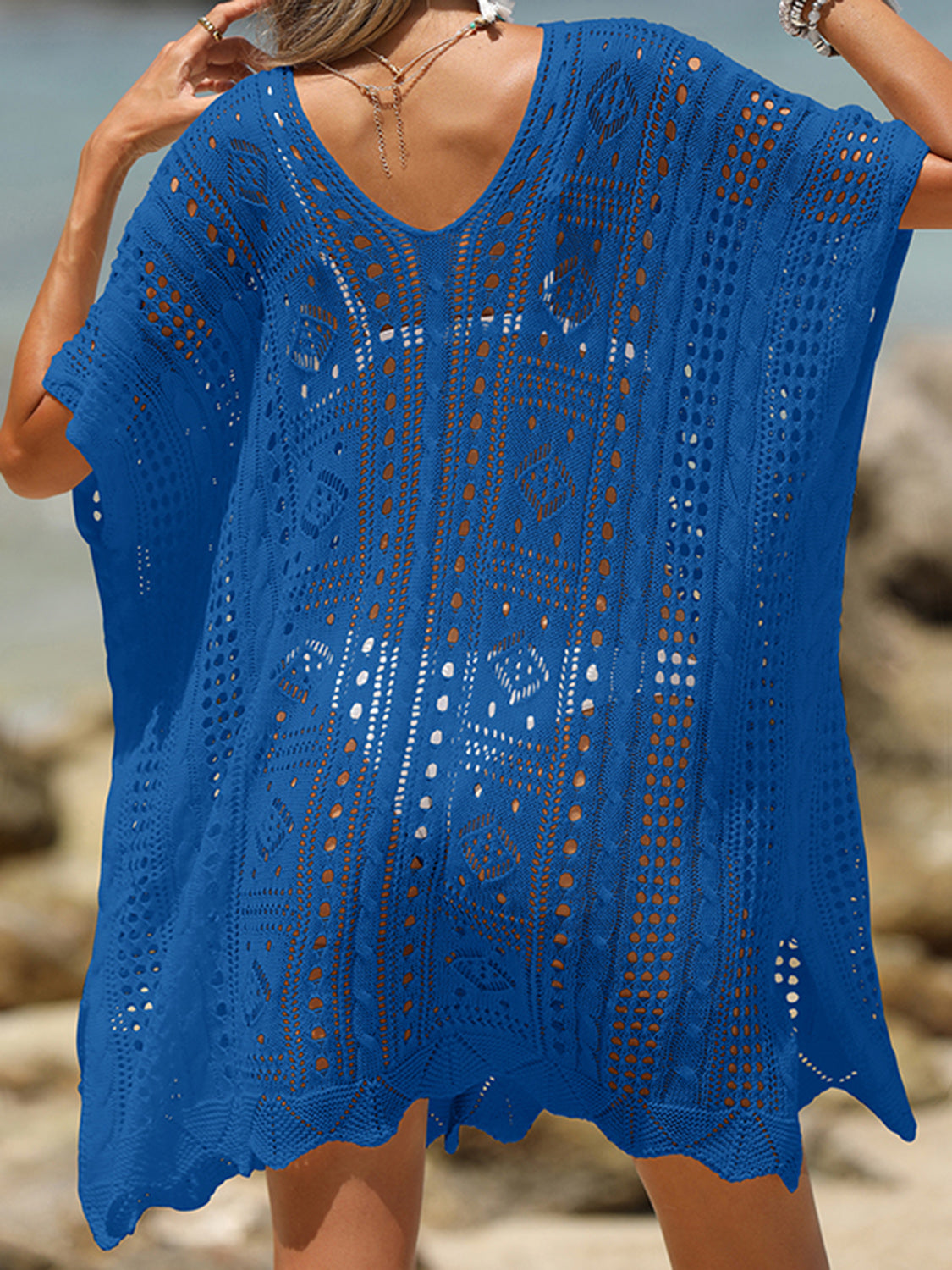 Openwork Cover-Up Dress
