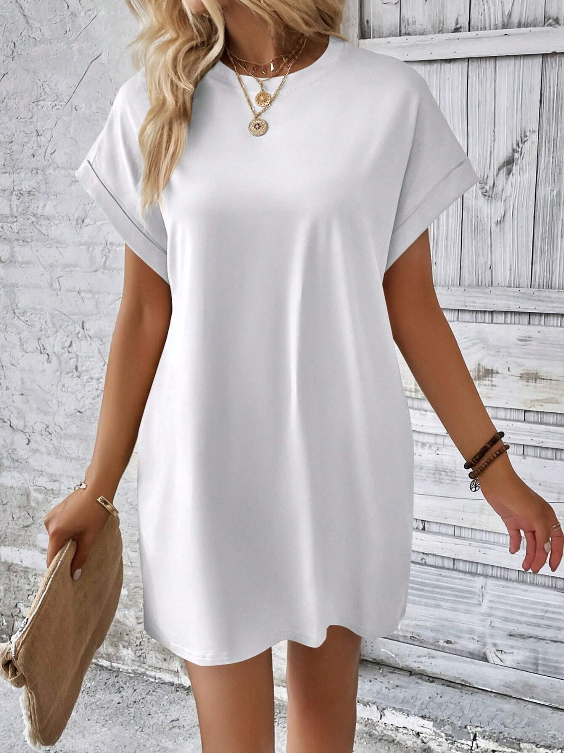 Short Sleeve Mini Dress
