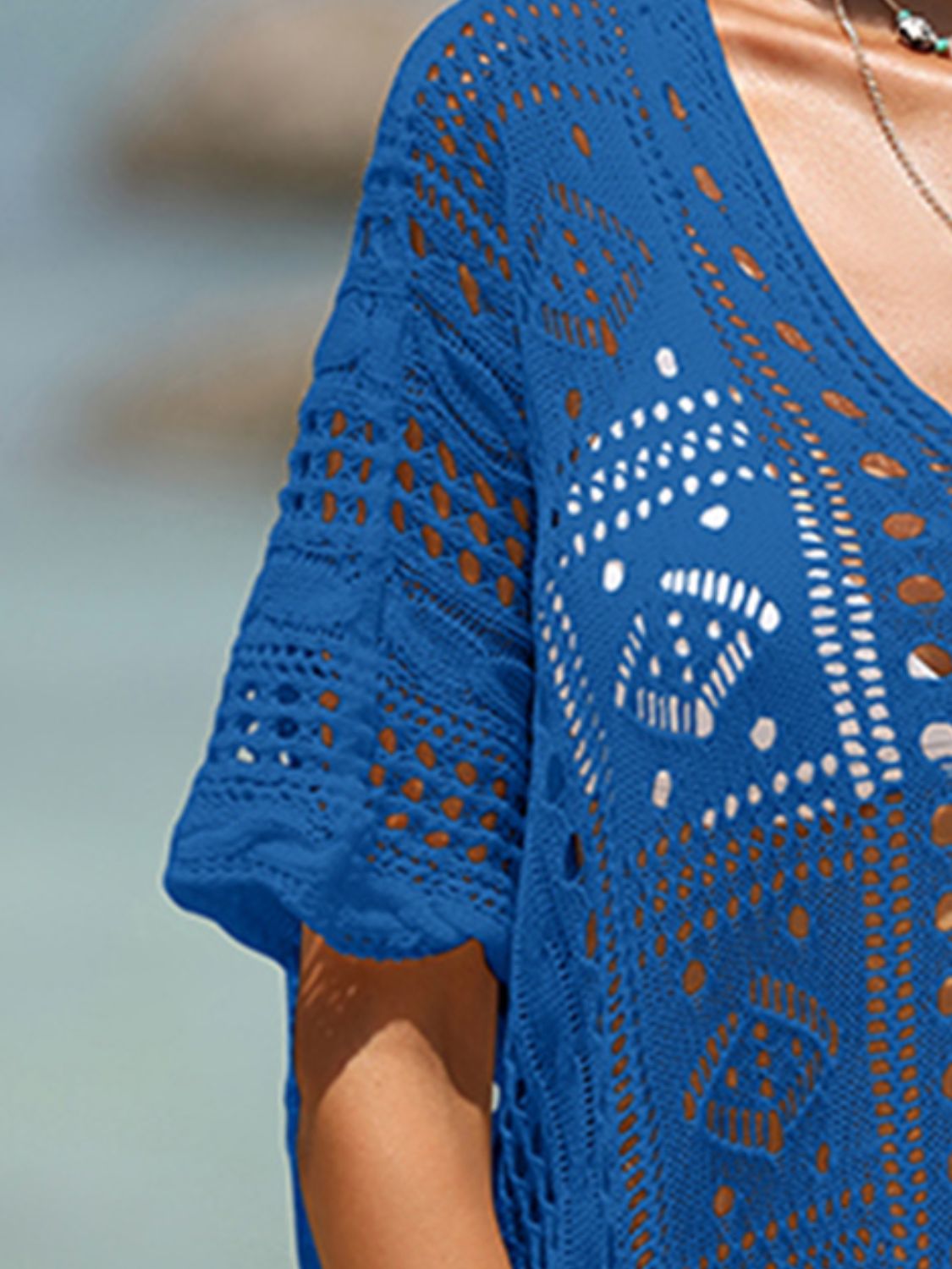 Openwork Cover-Up Dress