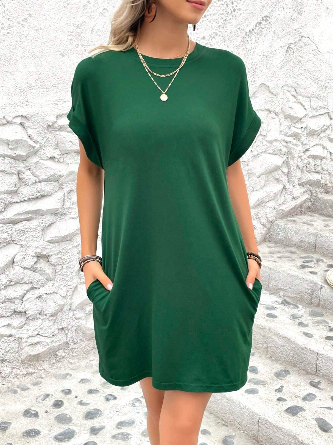 Short Sleeve Mini Dress