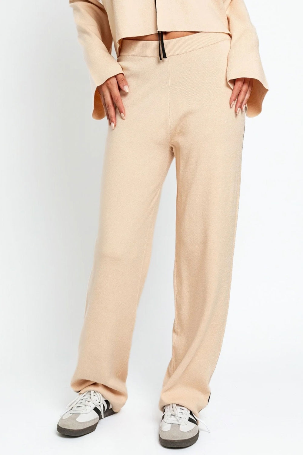 High Waist Sweater Pants