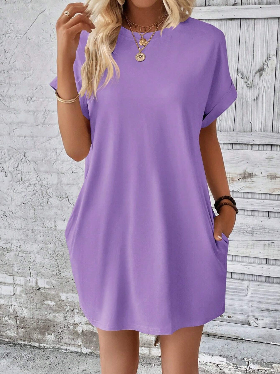 Short Sleeve Mini Dress