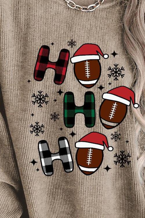 HO HO HO Football Sweatshirt