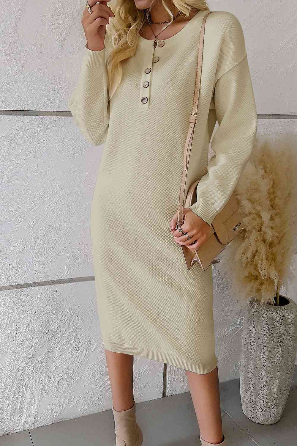 Buttoned Dress