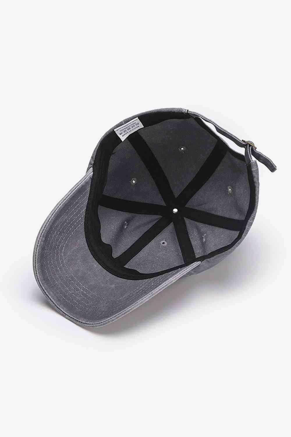 Washed Baseball Cap