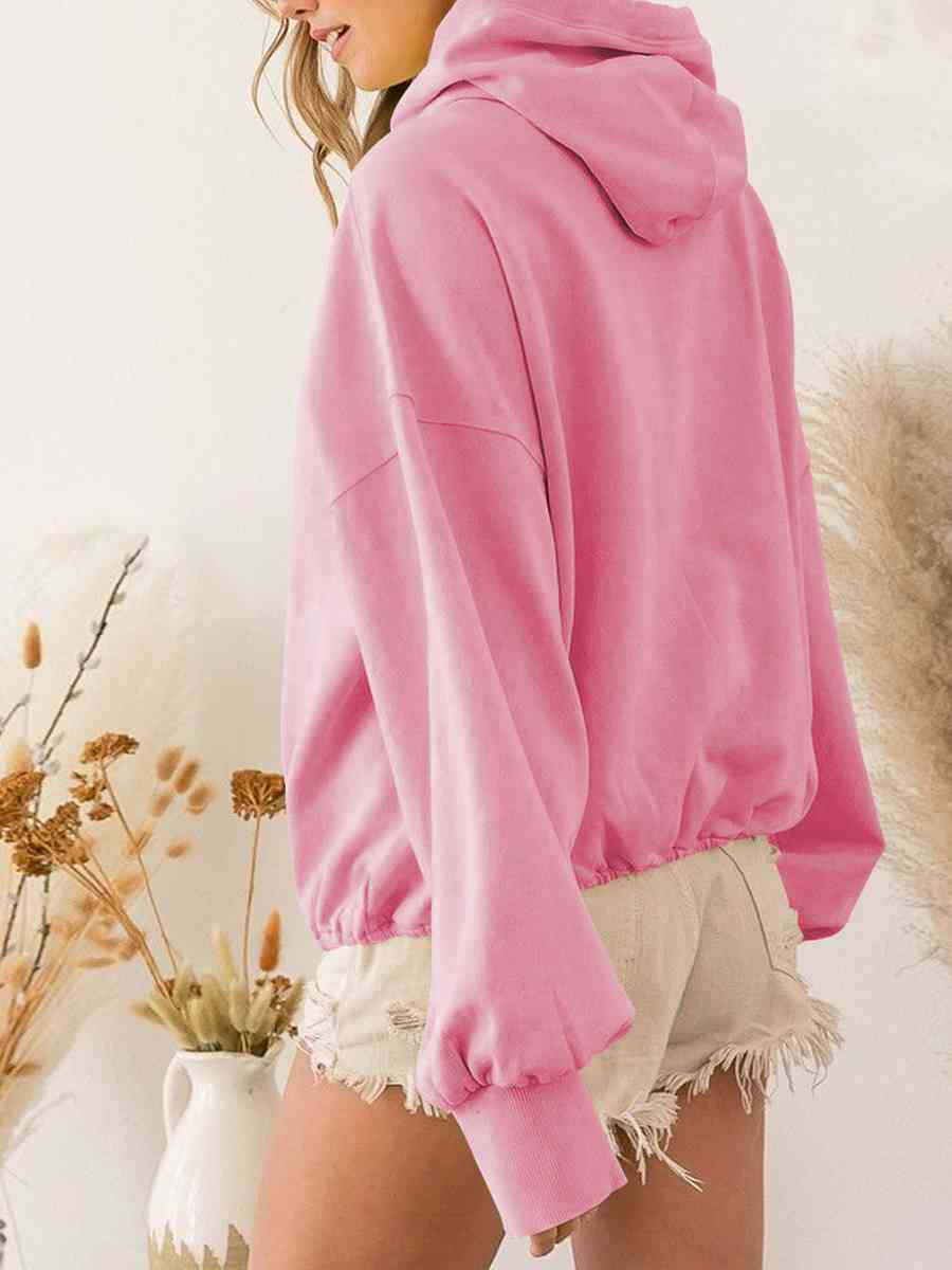 Dropped Shoulder Hoodie