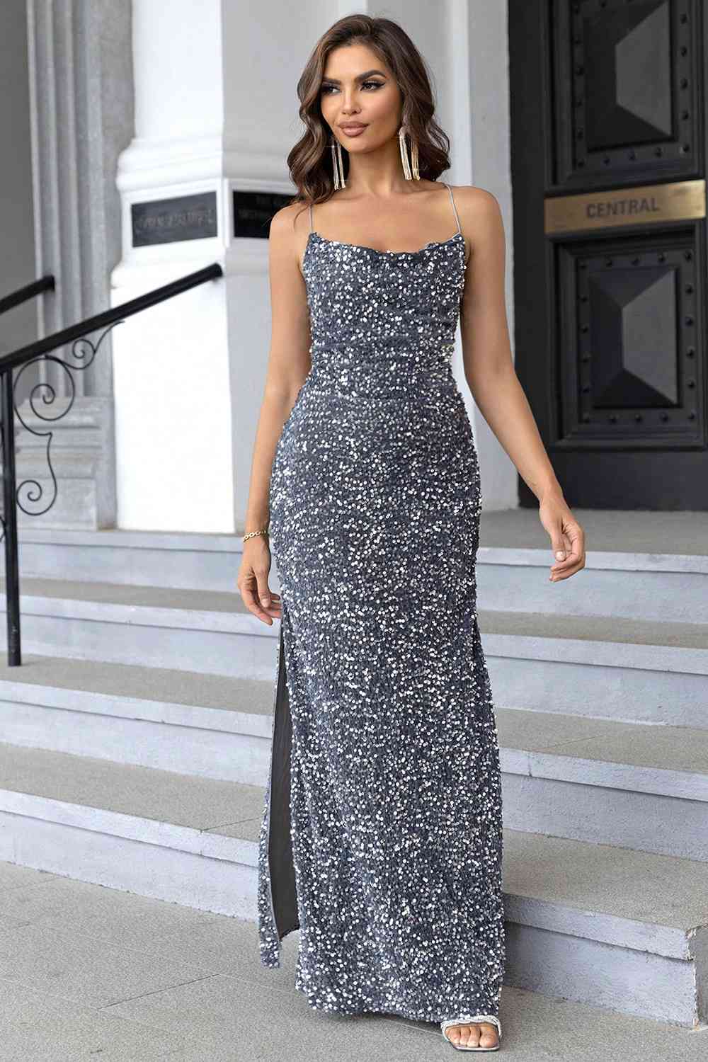 The Sequin Maxi Dress