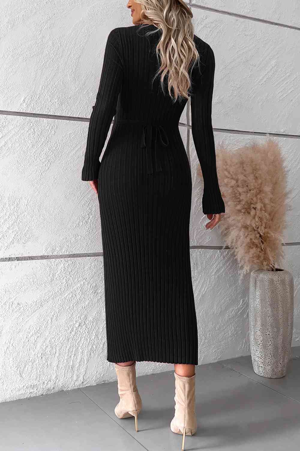 Long Sleeve Sweater Dress