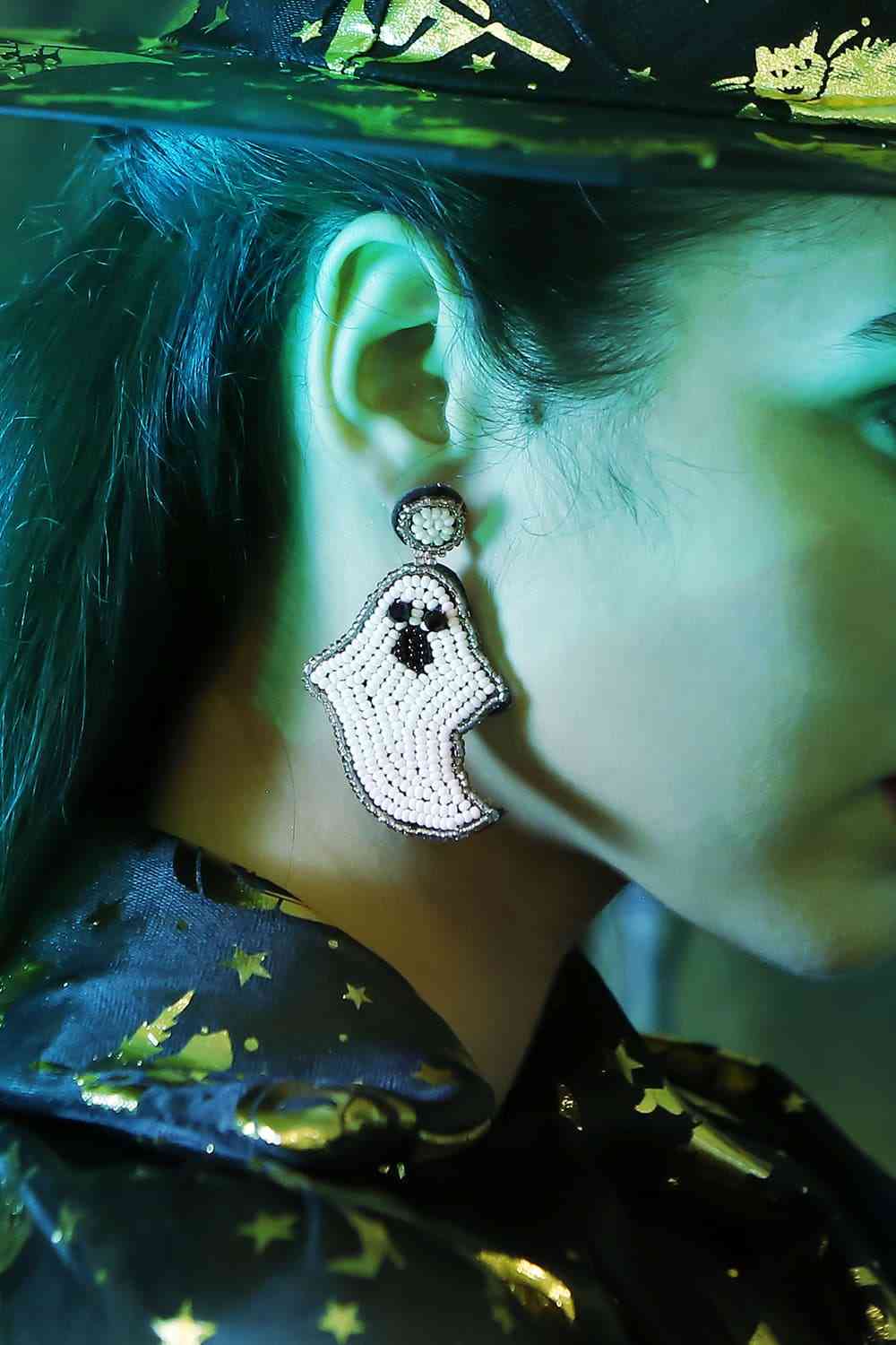 Ghost Beaded Earrings