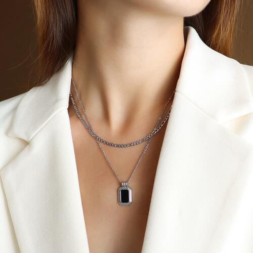 Gold-Plated Pendant Necklace