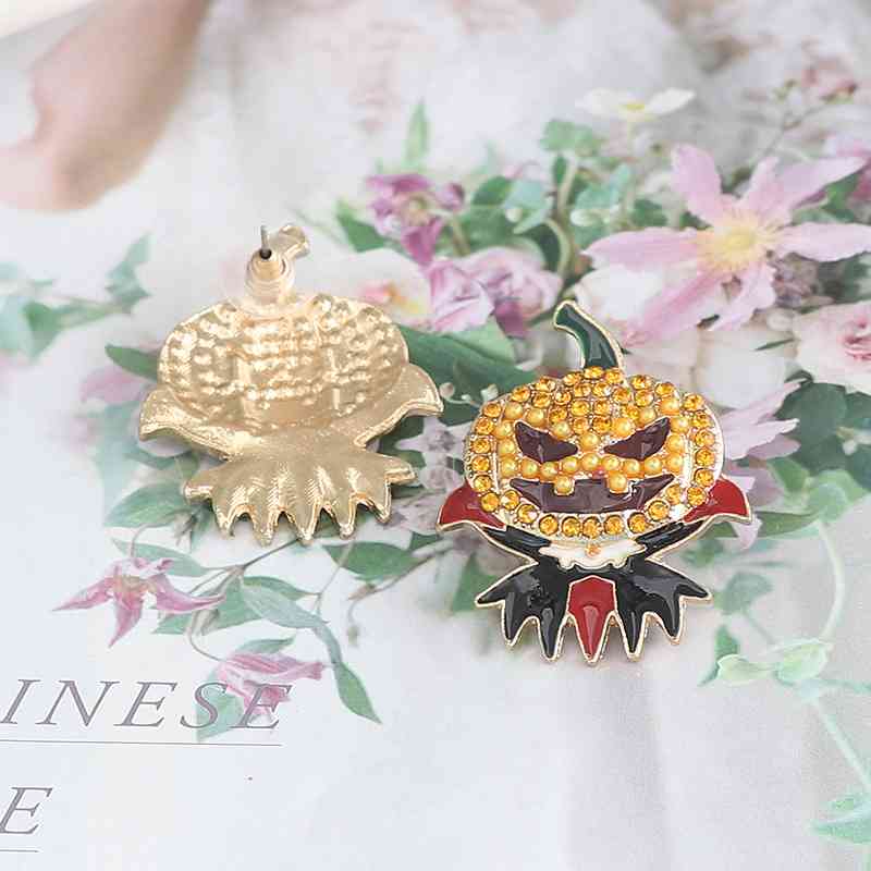 Demon Pumpkin Earrings
