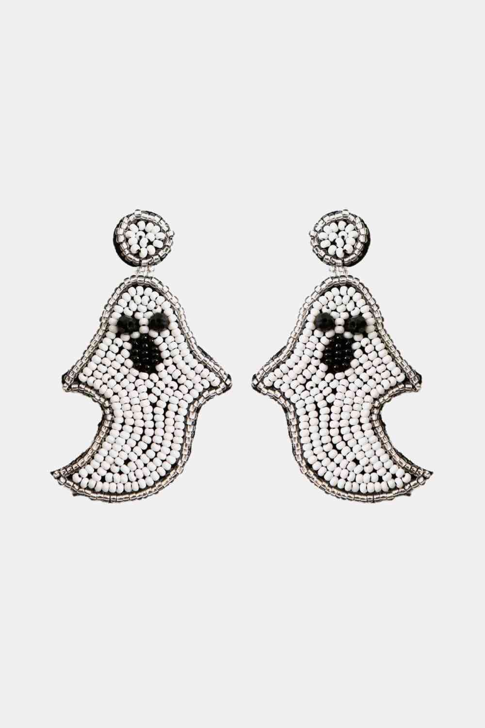 Ghost Beaded Earrings