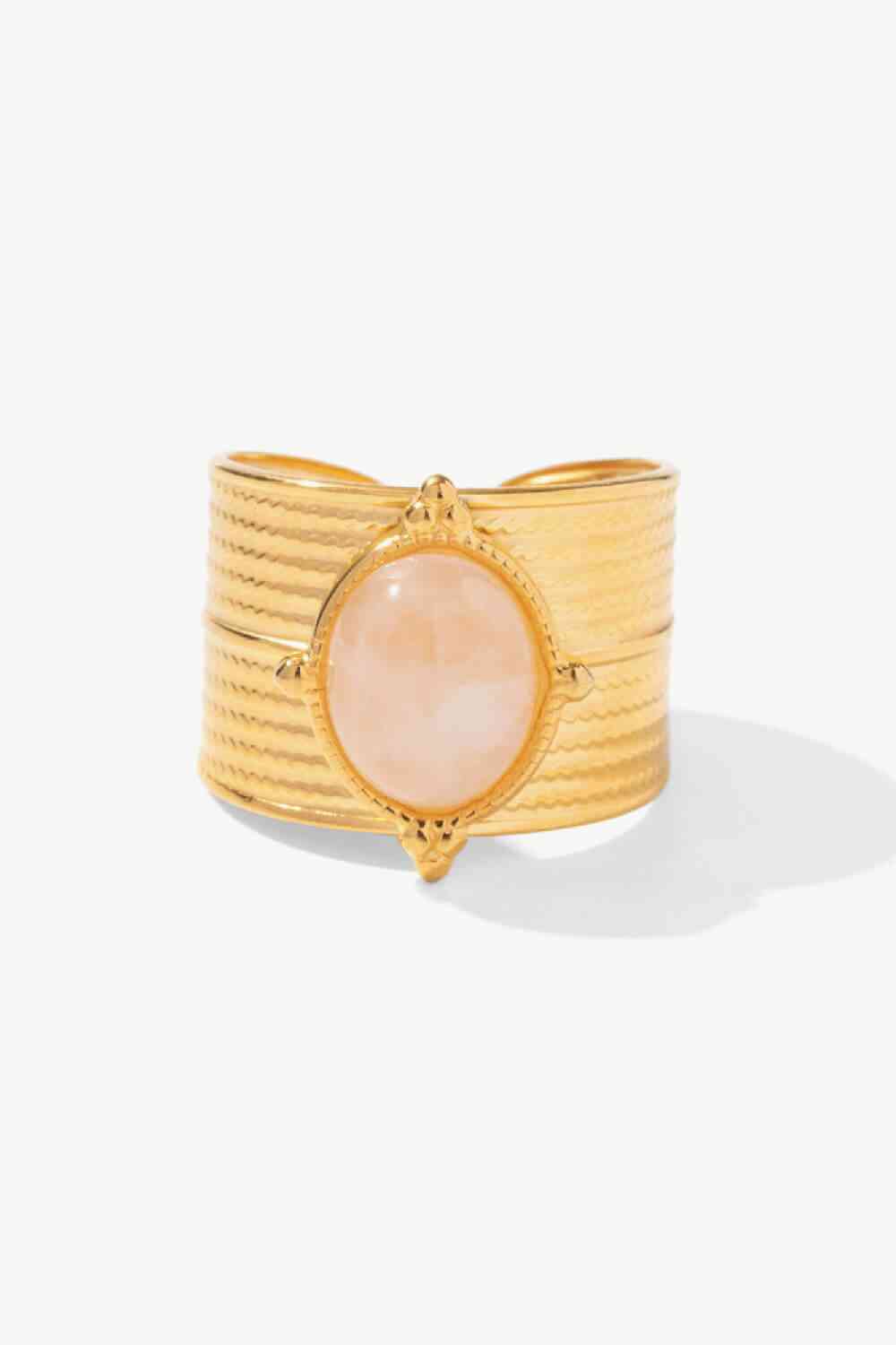 18K Gold-Plated Eye Stone Ring