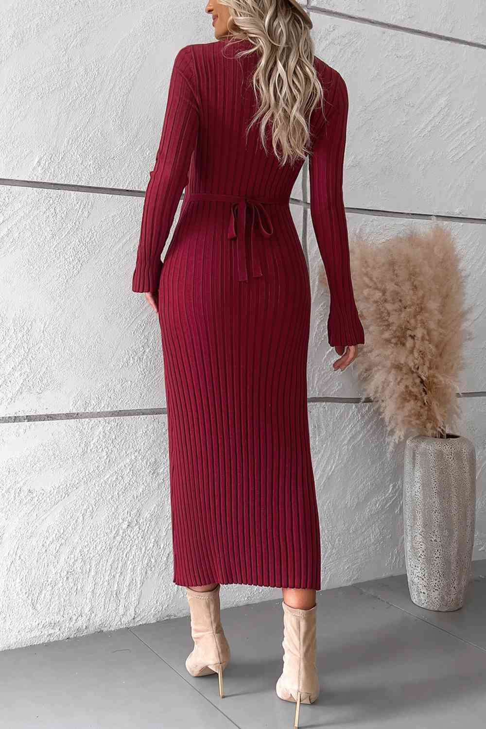 Long Sleeve Sweater Dress