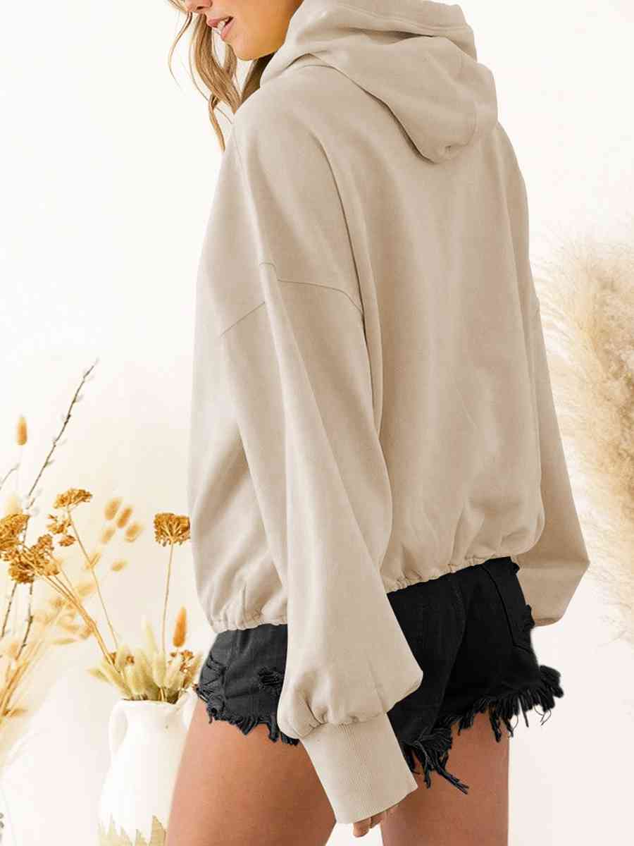 Dropped Shoulder Hoodie