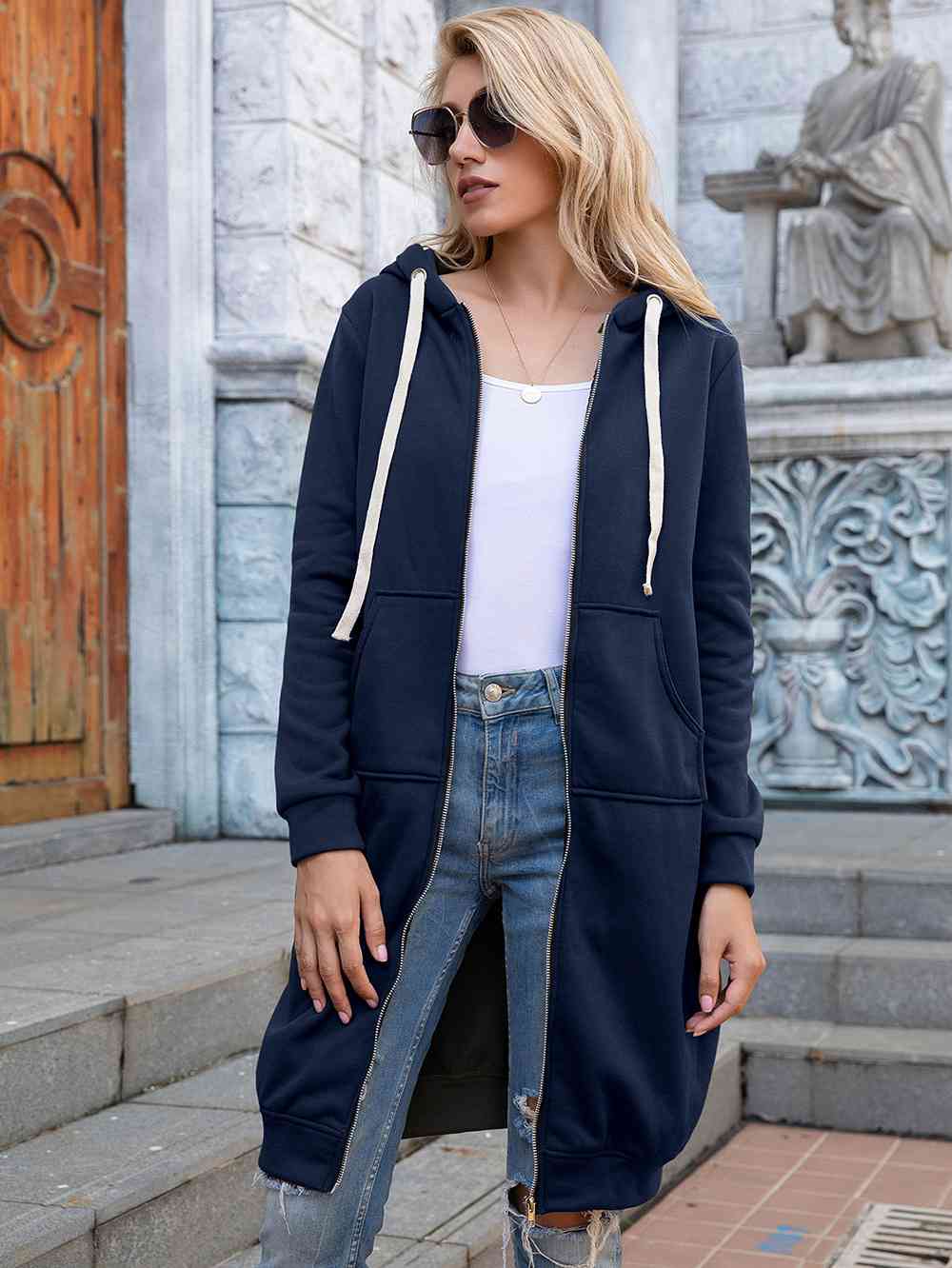 Manhattan Longline Hoodie