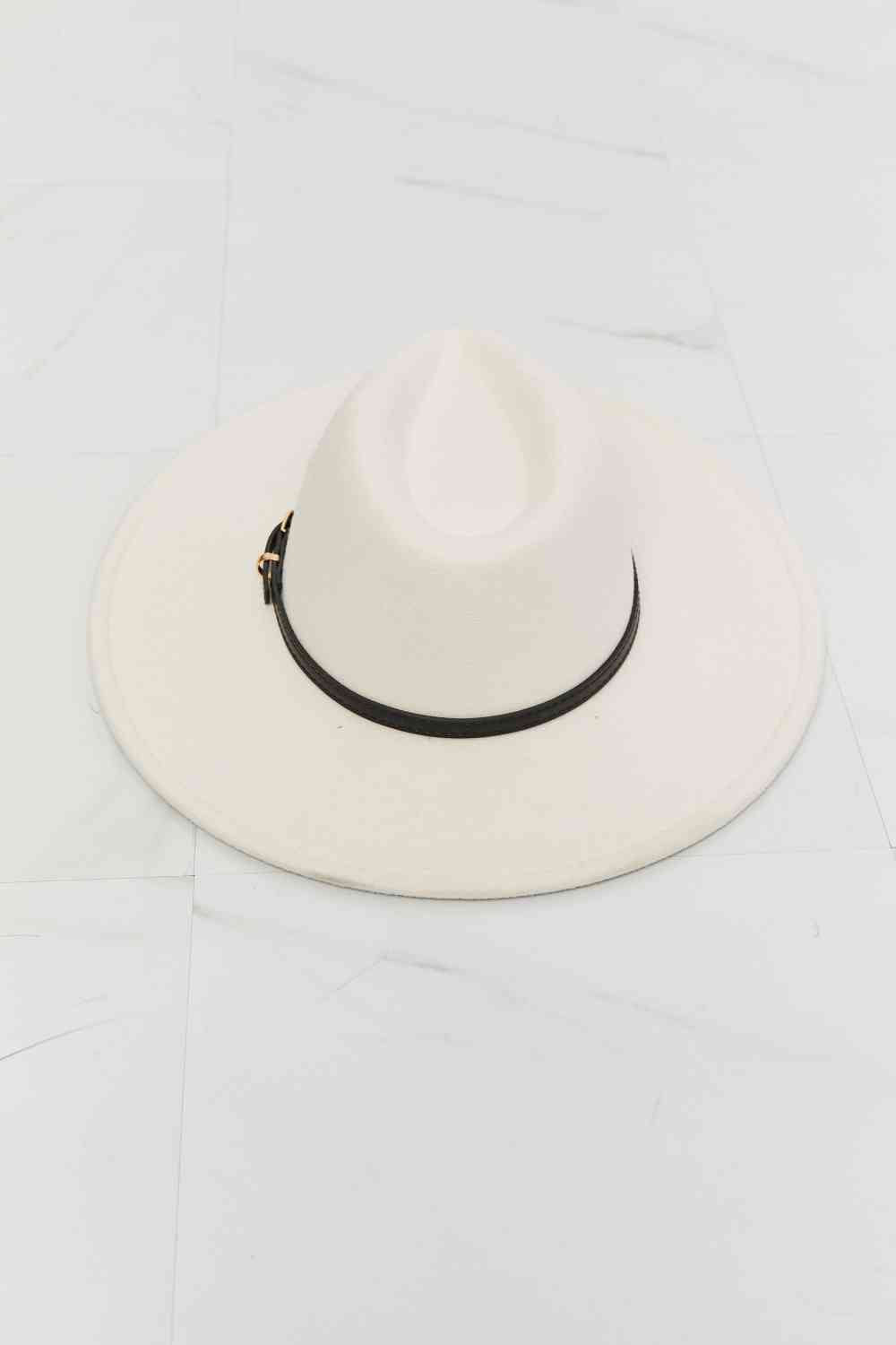 Beige Fedora Hat