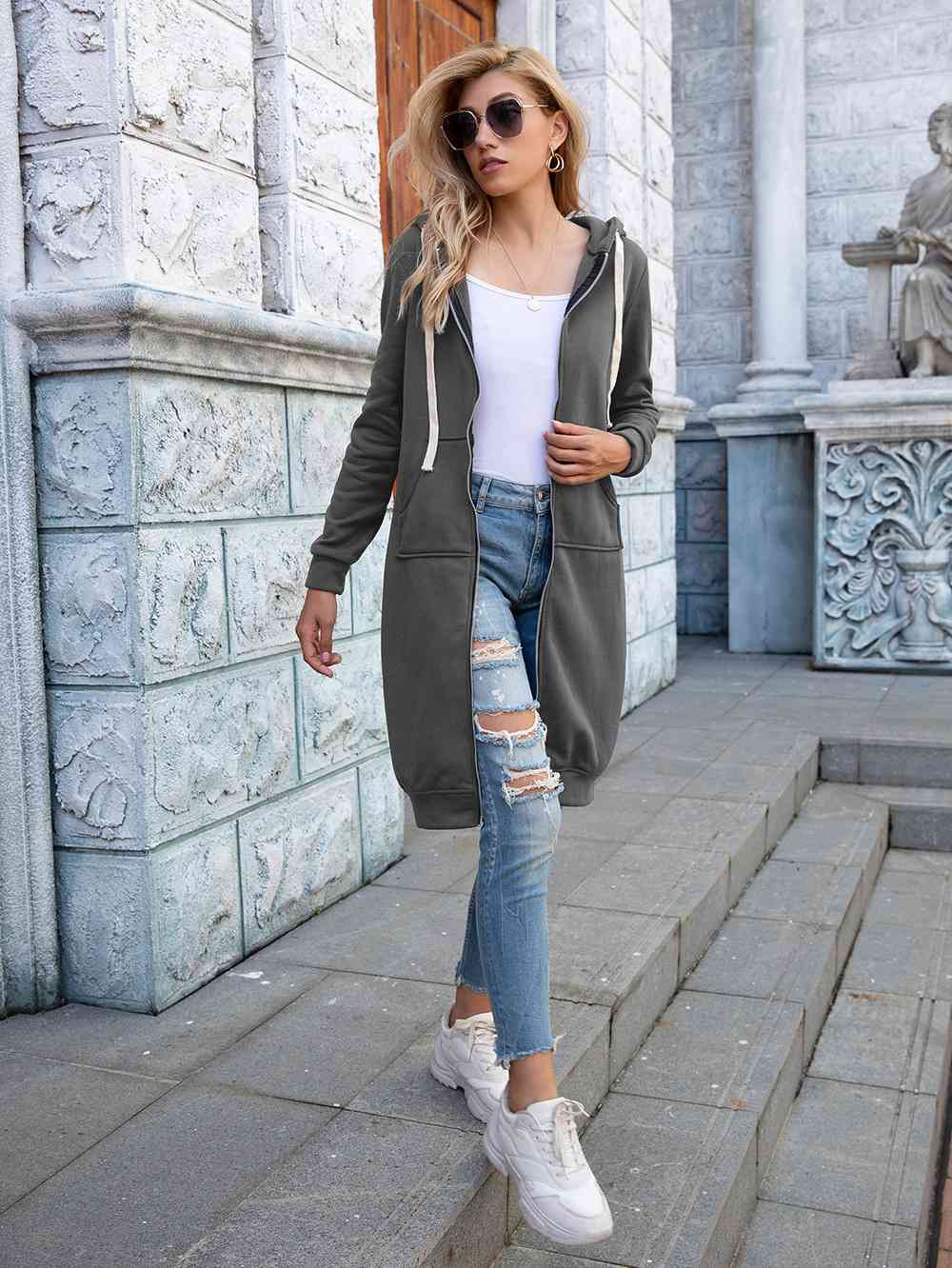 Manhattan Longline Hoodie