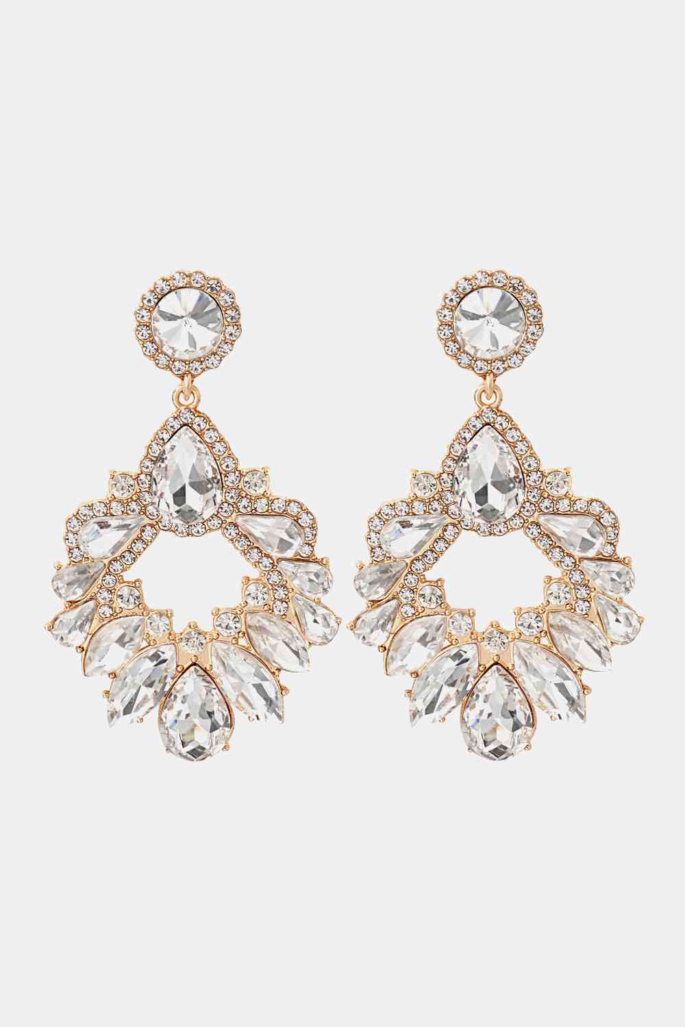 Glass Stone Colorful Earrings