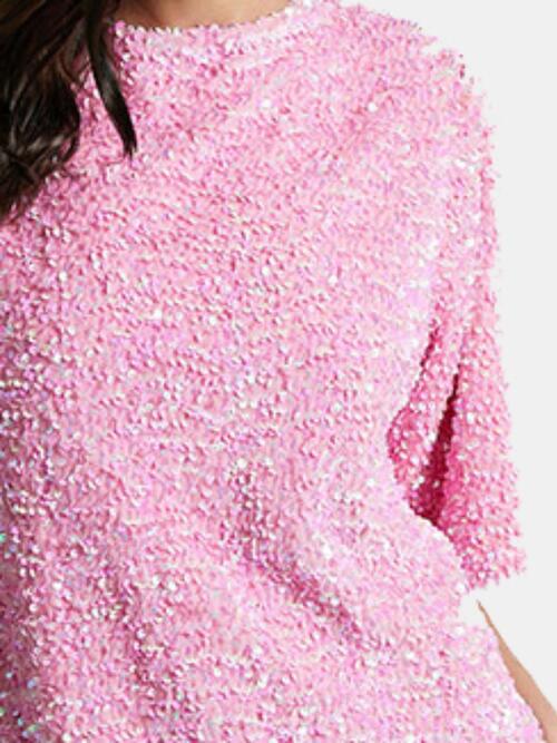 Sequin Tie Back Dress