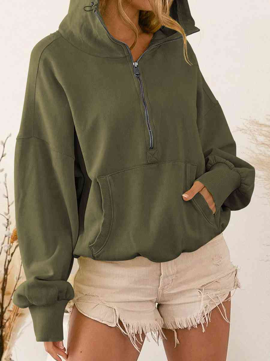 Dropped Shoulder Hoodie