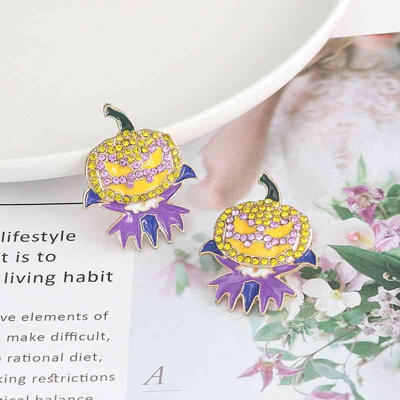 Demon Pumpkin Earrings