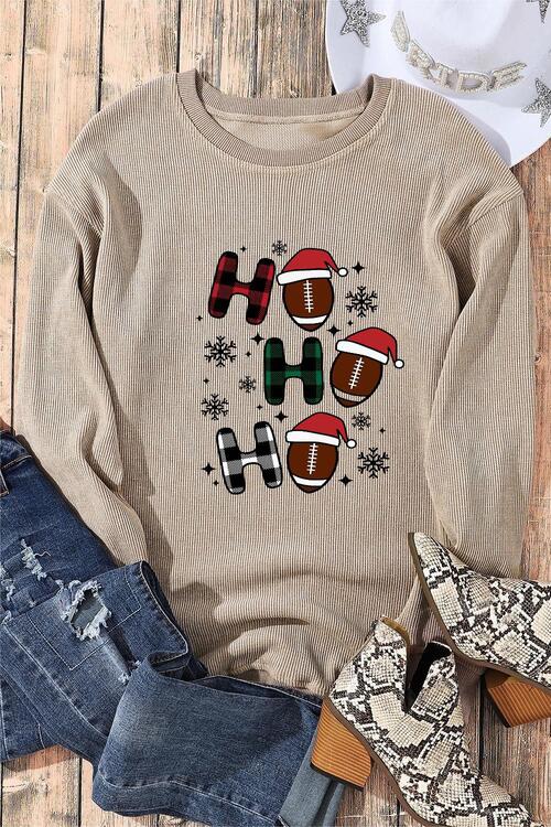 HO HO HO Football Sweatshirt