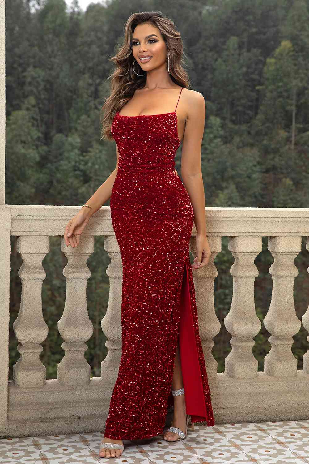 The Sequin Maxi Dress