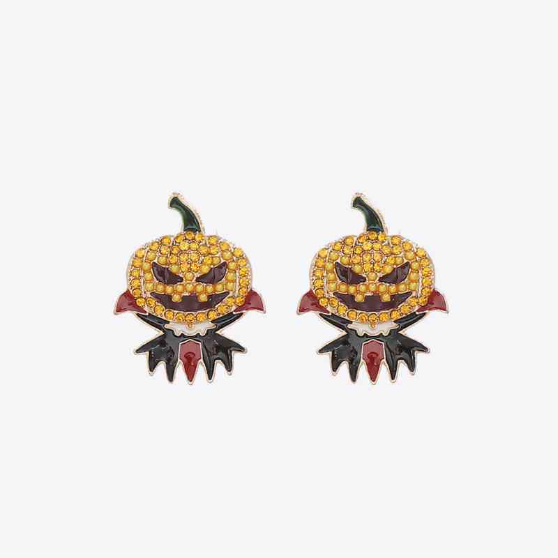 Demon Pumpkin Earrings