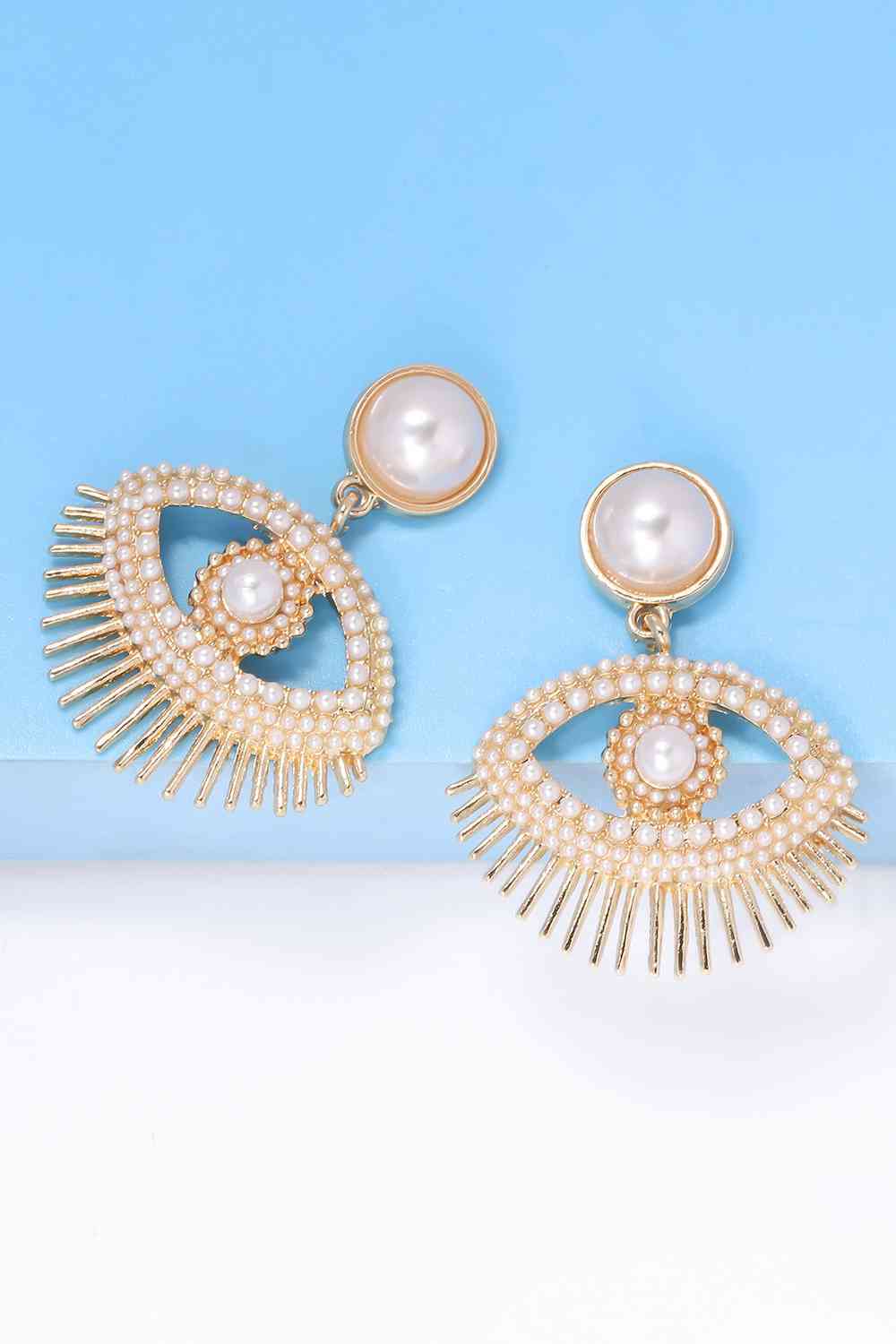 Evil Eye Rhinestone Earrings