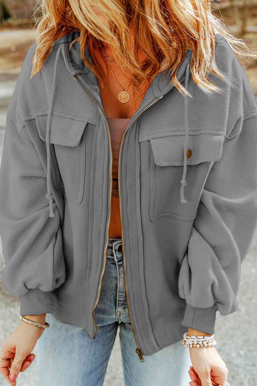 Woodbury Drawstring Hooded Jacket