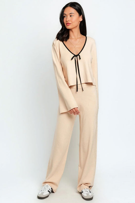 High Waist Sweater Pants