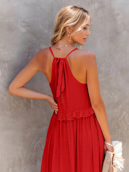 Ruffled Maxi Dress
