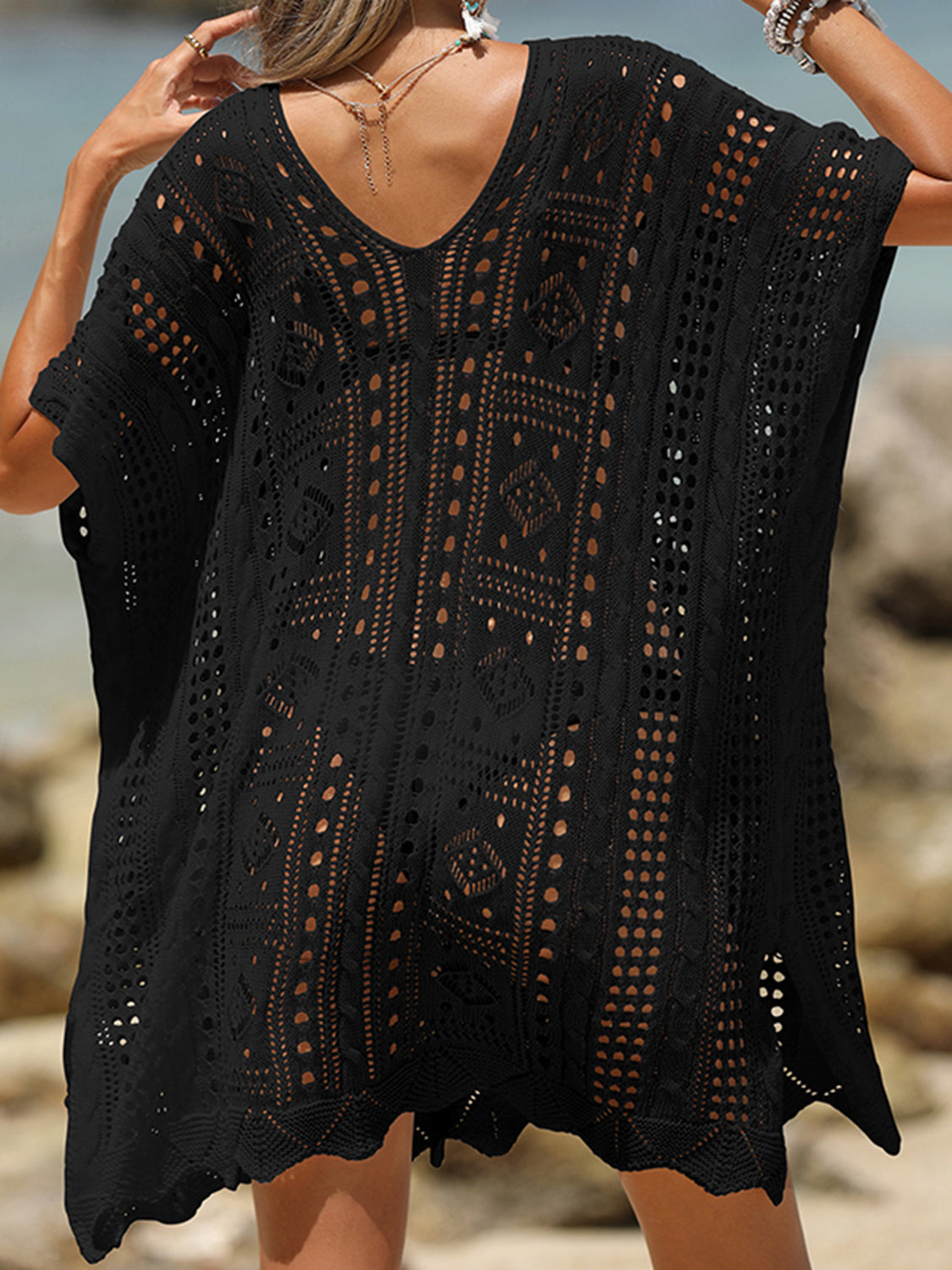 Openwork Cover-Up Dress