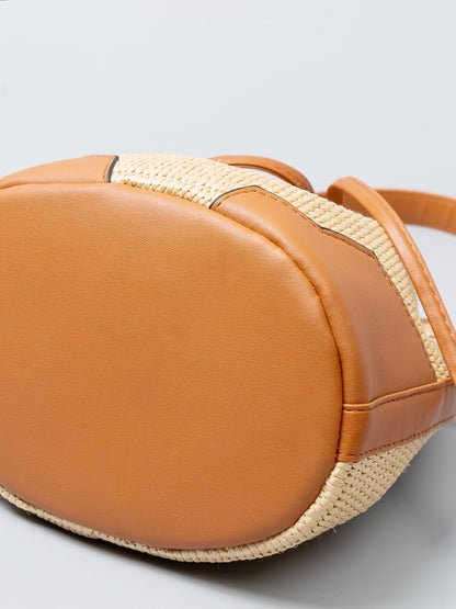 Straw Bucket Bag