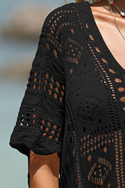 Openwork Cover-Up Dress