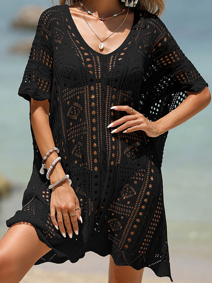 Openwork Cover-Up Dress