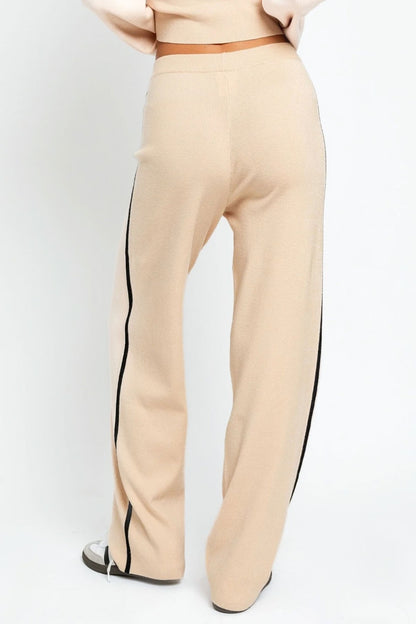 High Waist Sweater Pants