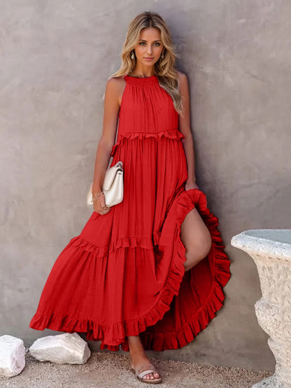 Ruffled Maxi Dress