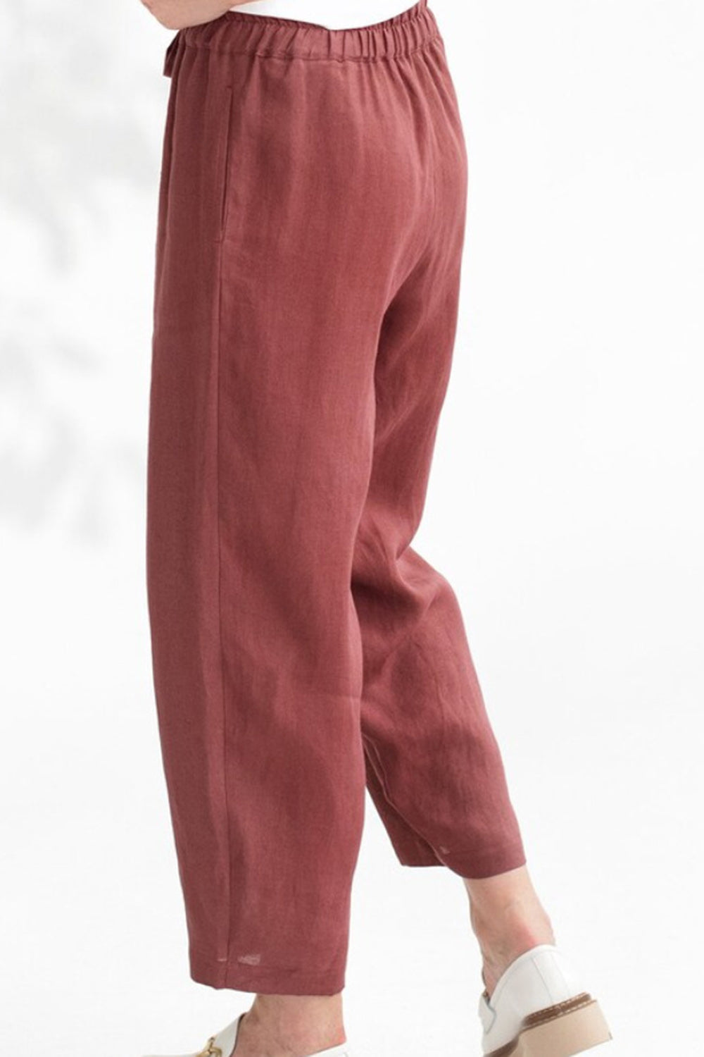 Drawstring Cropped Pants