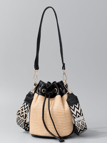 Straw Bucket Bag