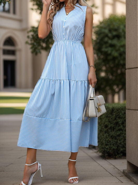 Striped Midi Dress