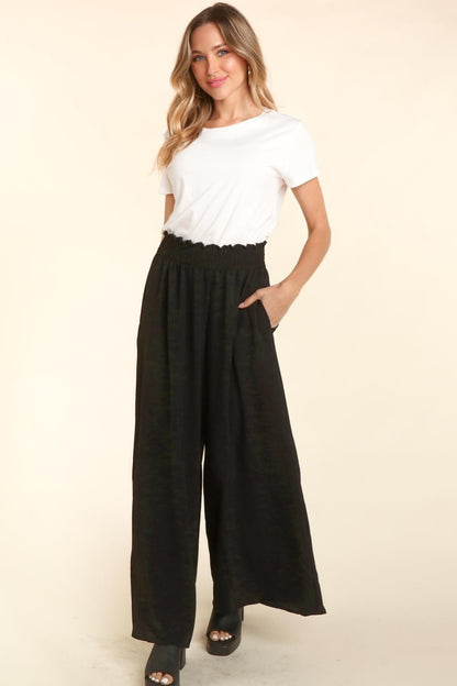 Waist Wide Leg Pants